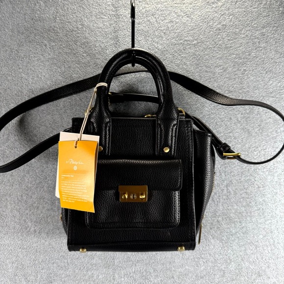 3.1 Phillip Lim Pashli Mini Satchel Handbag Womens‎ Black Crossbody Strap NWT